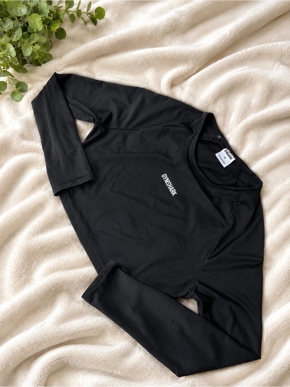 Gymshark Black Long Sleeve Athletic Tee